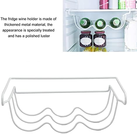 HERCHR Fridge Wine Rack Universal Metal Holder