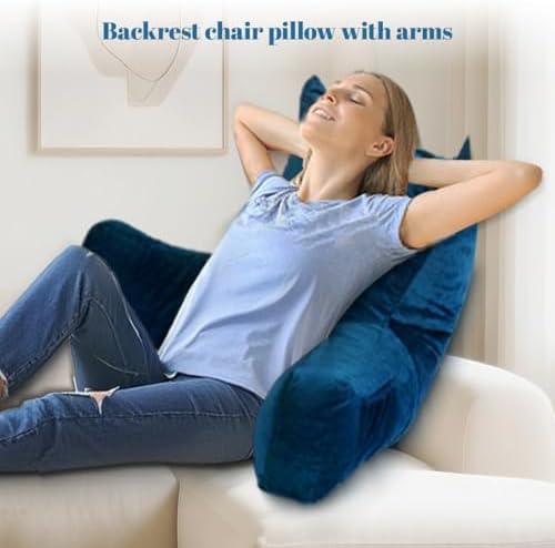 Neustern Reading Pillow with Pockets and Arms 1