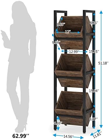 Tribesigns 3 Tier Freestanding Wine Rack