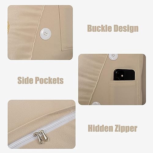 ZSPINJIA Triangle Reading Pillow with Back Support