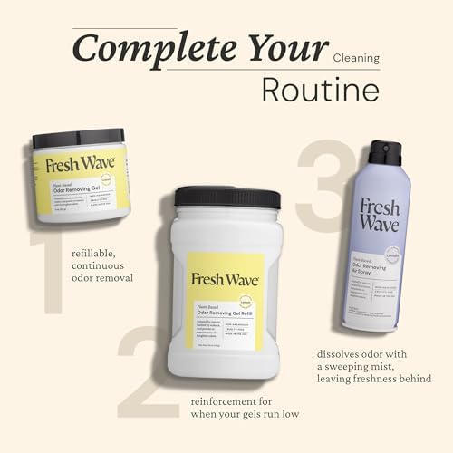 Fresh Wave Lemon Odor Removing Gel 15 oz Pack of 2