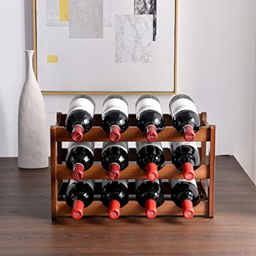 Bamboo Wine Rack with 234 Tiers for Home Bar Storage 1