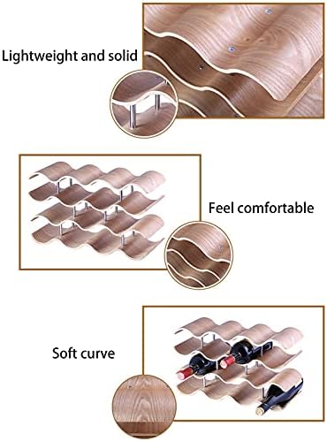 Stackable Wine Rack with 3 Layers for 12 Bottles