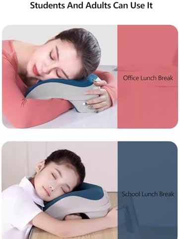WAHHWF Nap Desk Pillow for Kids with Memory Foam 1