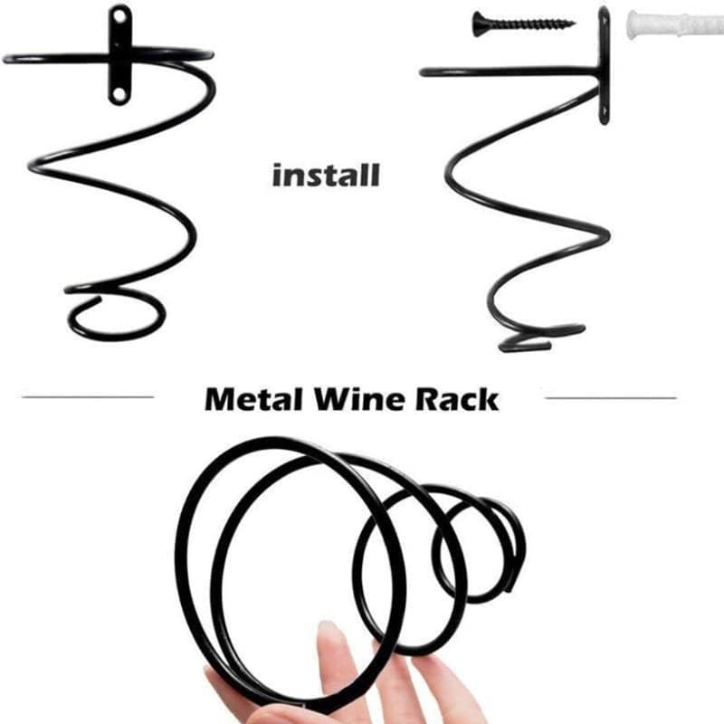SHQ 5-Piece Wall Mounted Wine Rack Set