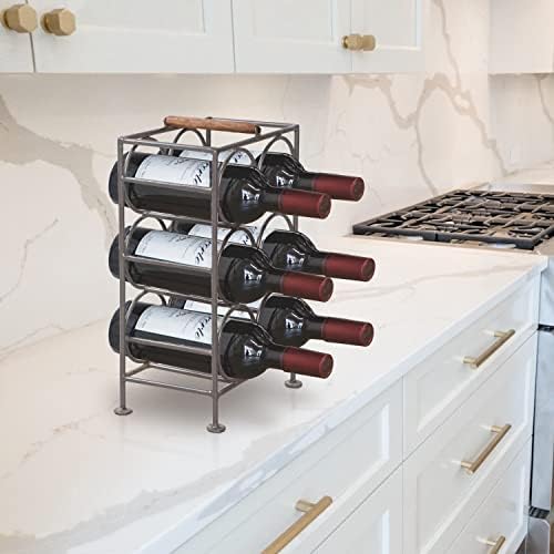 17 Inch Industrial Wine Rack with 6 Bottle Storage