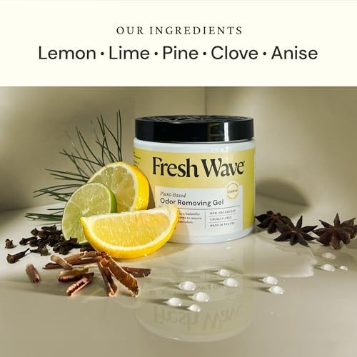 Fresh Wave Lemon Odor Removing Gel 15 oz Pack of 2