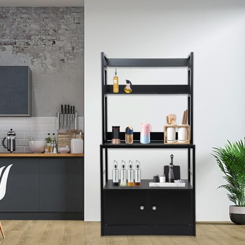 Ghankopd Wine Bakers Rack 5 Tier Freestanding
