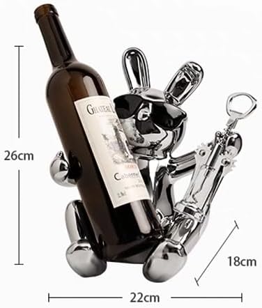 Linxia Tabletop Wine Rack with Corkscrew