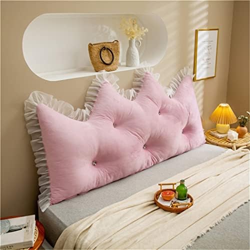 ZZYK Reading Pillow Large Backrest Bed Cushion Wedge Support Pink 47120cm Full