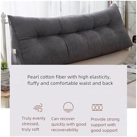 DLLDLGG Bed Wedge Pillow - Comfortable Adjustable Multi-Size
