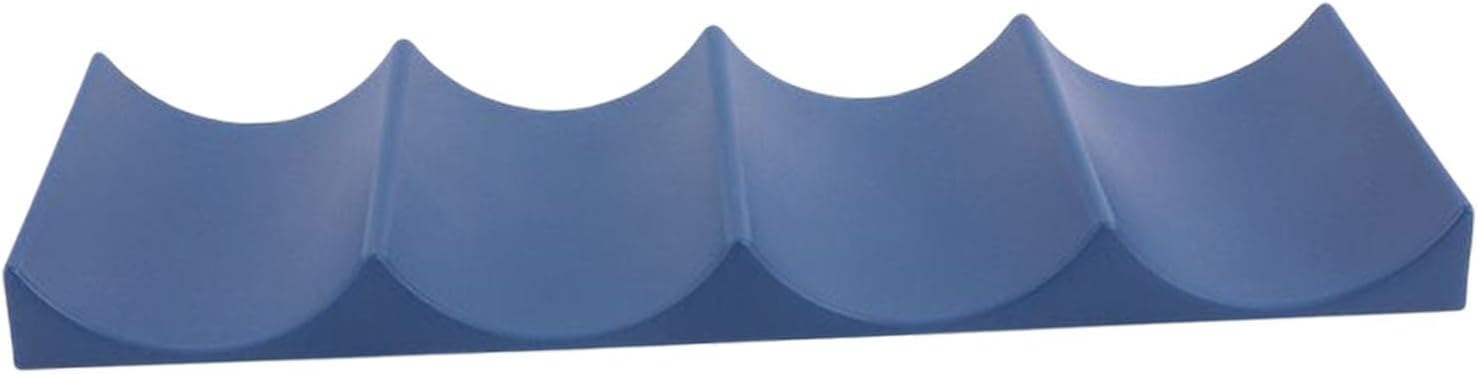 MagiDeal Blue Stackable Wine Rack for 4 Bottles