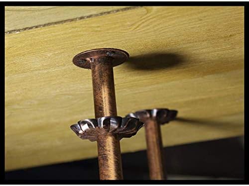 LASEVE Wall-Mounted Wine Rack with Glass Holder 60Cm