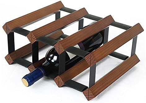 REMOTELY Bright Wooden 6 Bottle Freestanding Wine Rack