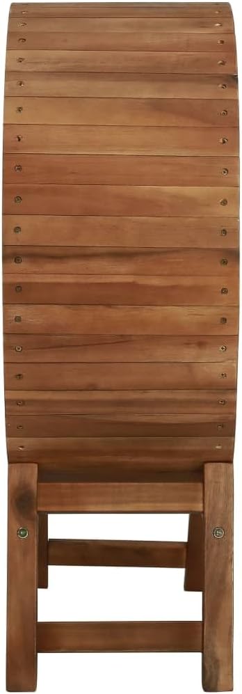vidaXL Solid Acacia Wood Wine Rack - 4 Level 13 Bottles