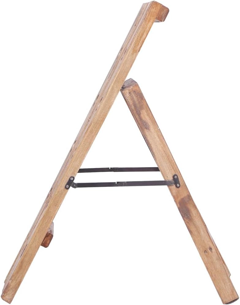 YAFF Wine Rack for 15 Bottles Solid Reclaimed Wood