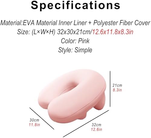 Inflatable Napping Pillow with Check Valve for Kids and Travel