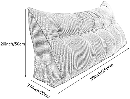 ZZYK Long Back Support Pillow with Removable Cover 1