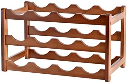 Bamboo Wine Rack with 234 Tiers for Home Bar Storage 1