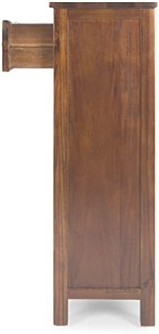 Christopher Knight Home Eirinn Wine Rack with Drawer Dark Oak