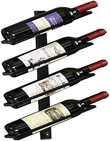 ALDEPO Wall-Mounted Wine Rack 4 Bottles Light Green