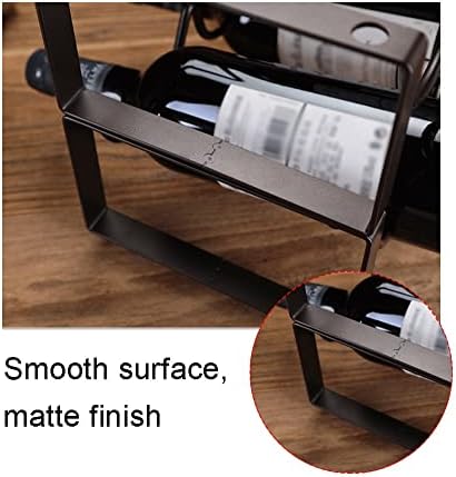 LYRWISHLTD Countertop Wine Holder for 2 Bottles