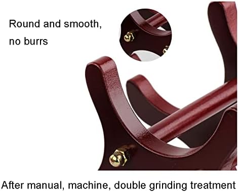 LYRWISHLTD 3 Bottle Tabletop Wine Rack Wooden Design