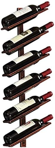Wall-Mounted Wrought Iron Wine Rack with Stackable Design