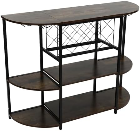 Kaichenyt Wine Rack Table with 10 Bottles Storage 1