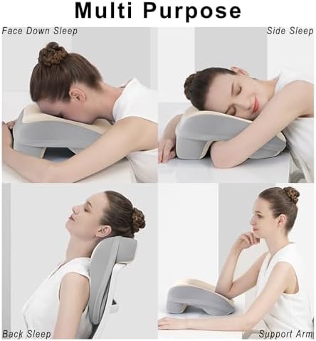 LYXBFBM Travel Neck Pillow with Arm Hole and Memory Foam