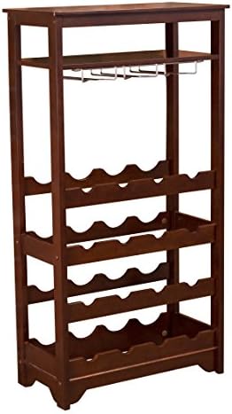 Merry Pet 16-Bottle Wine Rack in Espresso