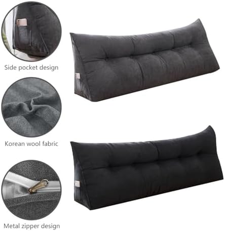 DLLDLGG Bed Wedge Pillow - Comfortable Adjustable Multi-Size