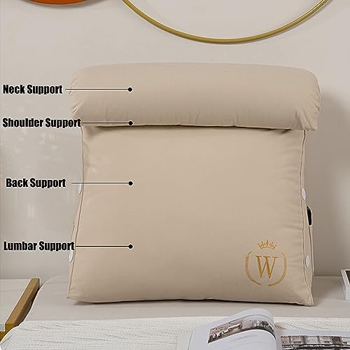 ZSPINJIA Triangle Reading Pillow with Back Support