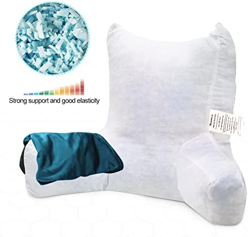 Neustern Reading Pillow with Pockets and Arms 1