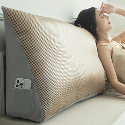 Cool Triangular Headboard Pillow for Bed and Sofa
