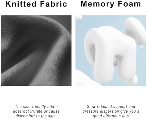 Headrest Office Chair Neck Pillow with Memory Foam Support