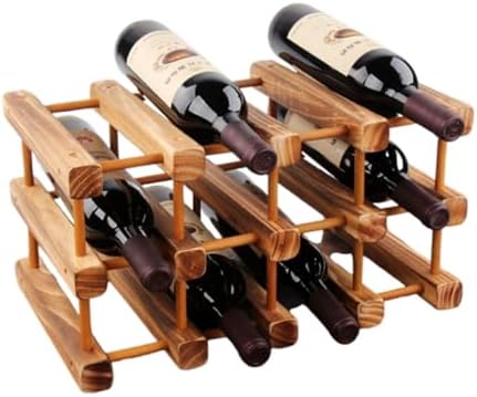 Premium Wooden Freestanding Wine Rack Organizer