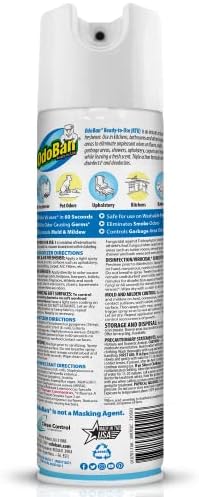 OdoBan 360-Degree Continuous Spray Disinfectant 4 Pack Fresh Linen Scent