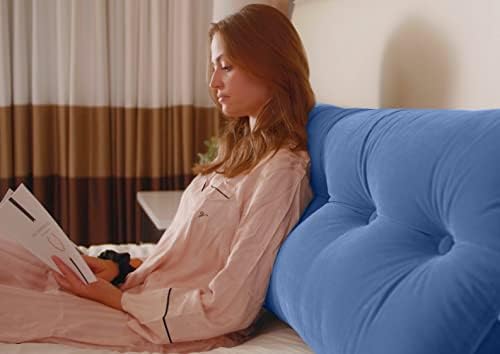 Peachwell Triangular Reading Pillow Set with Neck Support