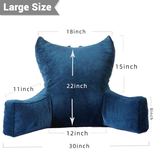 Neustern Reading Pillow with Pockets and Arms 1