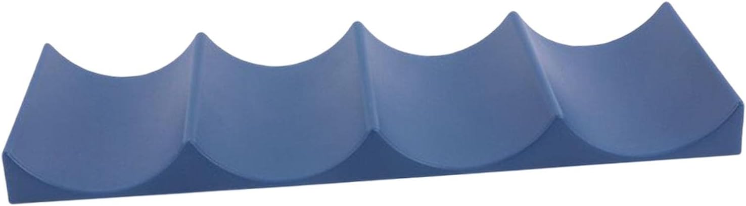 MagiDeal Blue Stackable Wine Rack for 4 Bottles