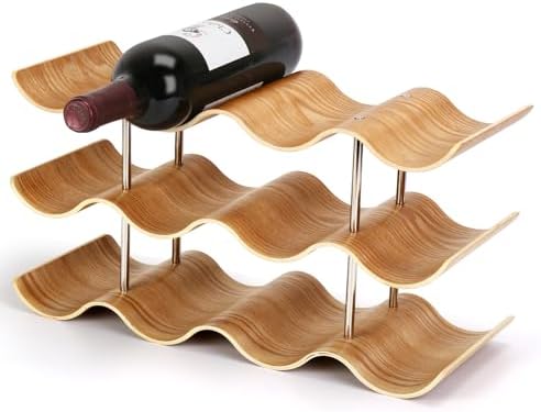 VAlinks 3 Tier 12 Bottle Willow Wine Rack 1