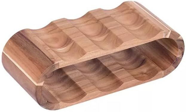 CRYSTA MTT Wooden Wine Rack for 6 Bottles
