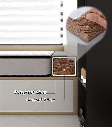 NEVKA Coconut Fiber Bed Gap Filler with Removable Cover