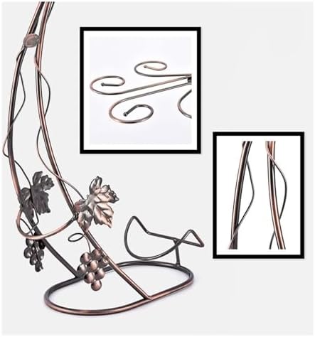 OXOAMP Freestanding Wine Rack with Glass Holder