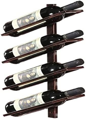 ALDEPO Wall-Mounted Wine Rack 4 Bottle Holder