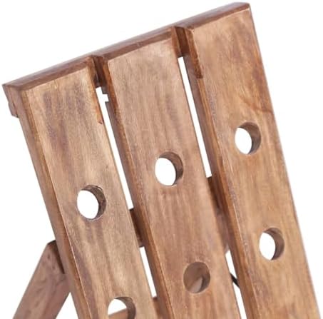 vidaXL Solid Reclaimed Wood Wine Rack - Foldaway Rustic 15 Bottles