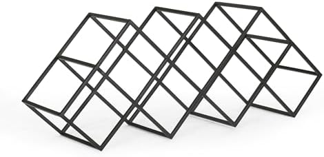 Modern Industrial 7 Bottle Wine Rack for Kitchen
