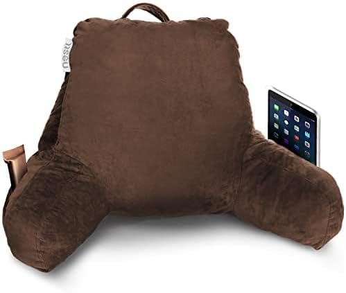 Nestl Reading Pillow with Lap Desk - Brown