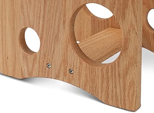 CONSDAN 6-Bottle Freestanding Wine Rack Natural